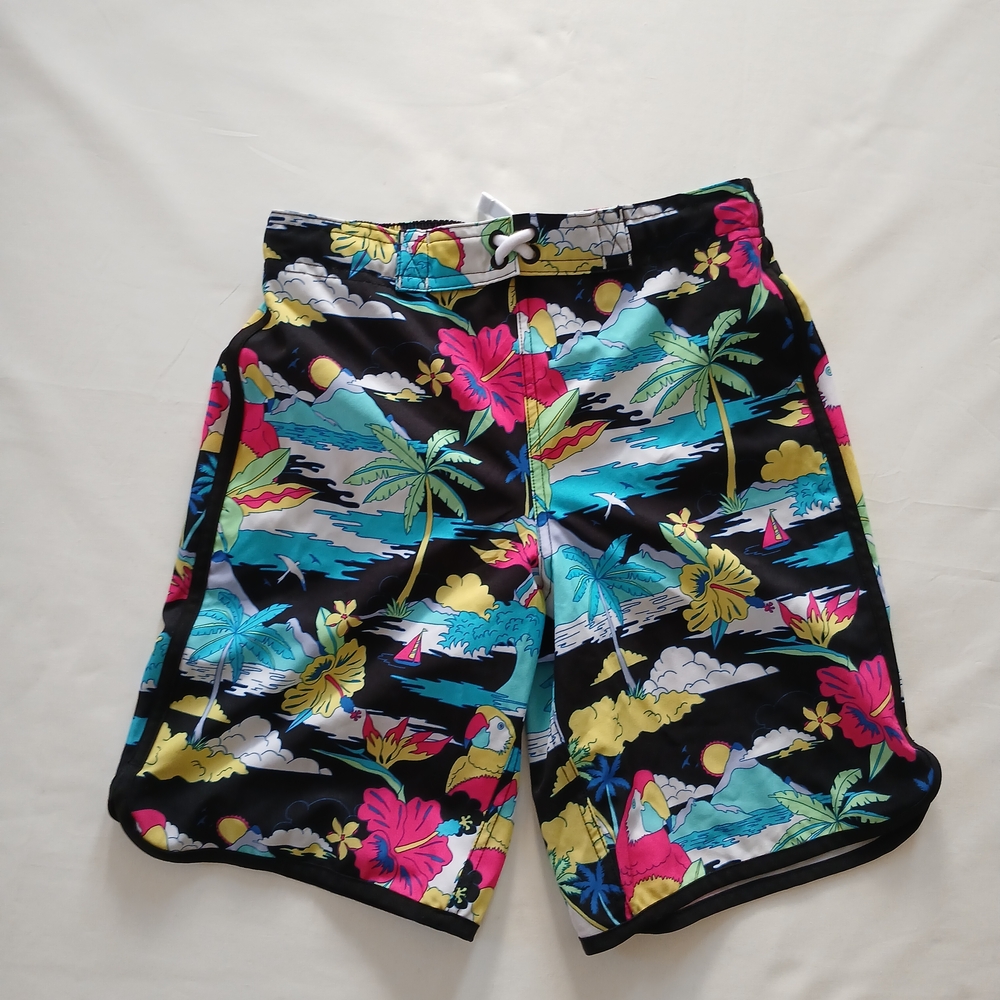 Wonder Nation Colorful Kid's Swim Trunks